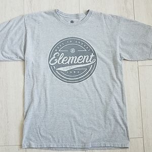 3/$30 Element Grey Mens Tee Size Large